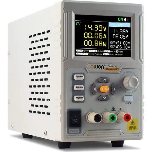 SP6053 OWON Лабораторный линейный источник питания 60В 5А, 1 канал
