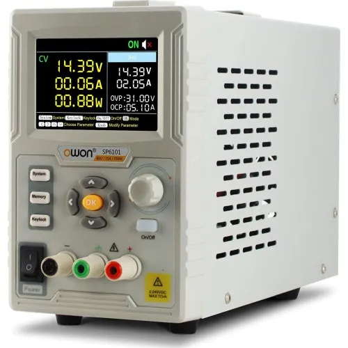 SP6101 OWON Лабораторный линейный источник питания 60В 10А, 1 канал
