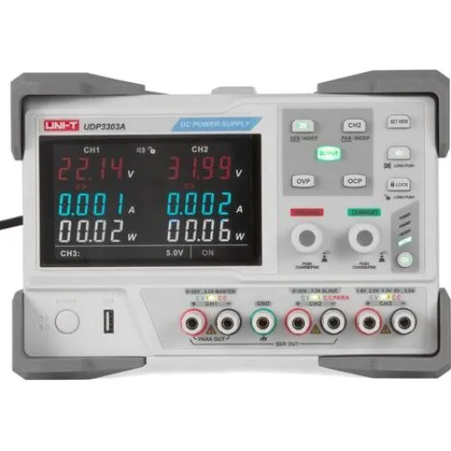 UDP3303A Uni-T Лабораторний лінійний 3-канальний блок живлення 30V/3A