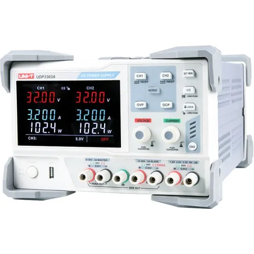 UDP3303A Uni-T Лабораторний лінійний 3-канальний блок живлення 30V/3A