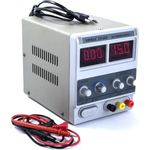 1502DD YiHua Лабораторный линейный 1-канальный источник питания 15В/1А