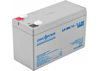 LP-MG 12-7.2 AH LogicPower Акумуляторна батарея AGM мультигель, 12В/7.2Аг