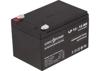 LP 12-12 AH LogicPower Аккумуляторная батарея AGM, 12В/12Ач