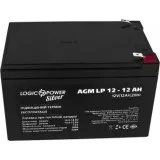 LP 12-12 AH SILVER LogicPower Акумуляторна батарея AGM, 12В/12Агод