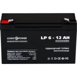 LP 6-12 AH LogicPower Аккумуляторная батарея AGM, 6В/12Ач