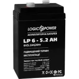 LP 6-5.2 AH LogicPower Аккумуляторная батарея AGM, 6В/5.2Ач