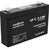 LP 6-7.2 AH LogicPower Акумуляторна батарея AGM, 6В/7.2Аг
