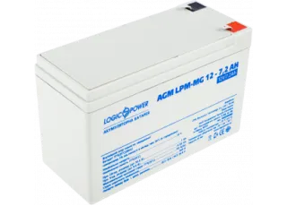 LPM-MG 12-7.2 AH LogicPower Акумуляторна батарея свинцево-кислотна, мультигель, 12В/7.2Агод