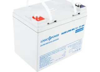 LPM-MG 12-33 AH LogicPower Акумуляторна батарея свинцево-кислотна, мультигель, 12В/33Агод