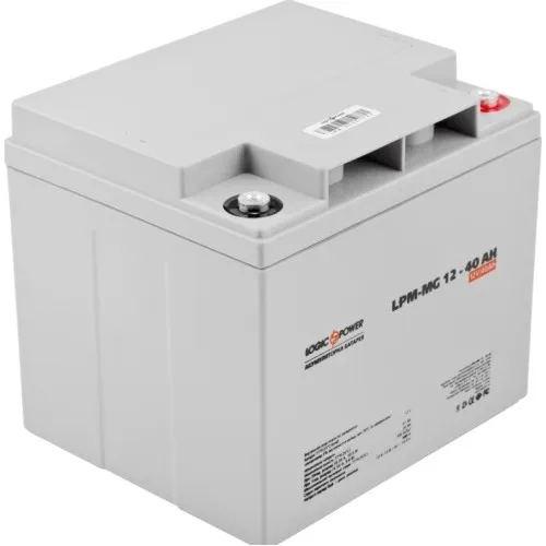 LPM-MG 12-40 AH LogicPower Аккумуляторная батарея AGM, мультигель, 12В/40Ач