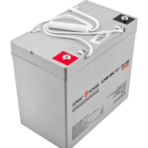 LPM-MG 12-55 AH LogicPower АккумуляторНая батаеря AGM мультигель, 12В/55Ач