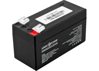LPM 12-1.3 AH LogicPower Аккумуляторная батарея свинцово-кислотная, 12В/1.3Ач