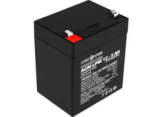 LPM 12-5.0 AH LogicPower Акумуляторна батарея свинцево-кислотна AGM, 12В/5Аг