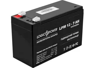 LPM 12-7.0 AH LogicPower Акумуляторна батарея свинцево-кислотна AGM, 12В/7Аг