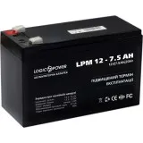 LPM 12-7.5 AH LogicPower Аккумуляторная батарея свинцово-кислотная, 12В/7.5Ач