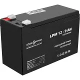 LPM 12-9.0 AH LogicPower Акумуляторна батарея свинцево-кислотна AGM, 12В/9Аг