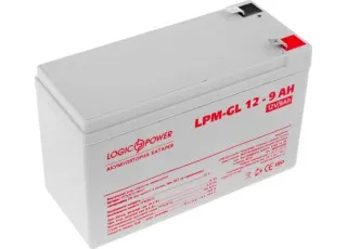 LPM-GL 12-9 AH LogicPower Аккумуляторная батарея AGM гелевая, 12В/9Ач