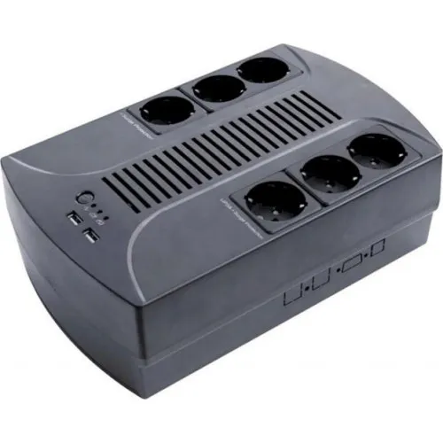 LP 850VA-6PS LogicPower Джерело безперебійного живлення, 595Вт