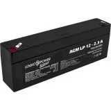 LP 12-2.3 AH LogicPower Аккумуляторная батарея AGM, 12В/2.3Ач