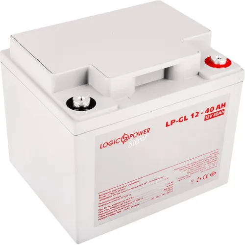 LP-GL 12-40 AH SILVER LogicPower Аккумуляторная батарея AGM гелевая, 12В/40Ah