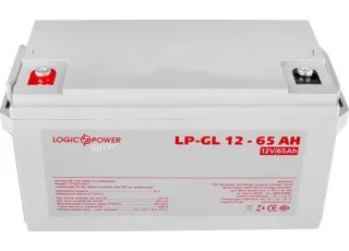 LP-GL 12-65 AH SILVER LogicPower Акумуляторна батарея AGM гелева, 12В/65Аг