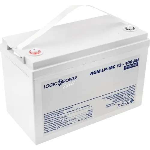 LP-MG 12-100 AH SILVER LogicPower Аккумуляторная батарея AGM мультигель, 12В/100Ач
