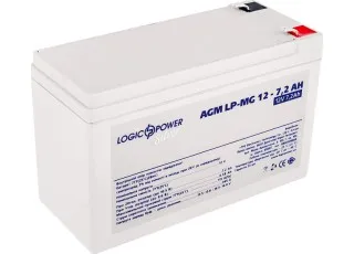 LP-MG 12-7.2 AH SILVER LogicPower Акумуляторна батарея AGM мультигель, 12В/7.2Агод