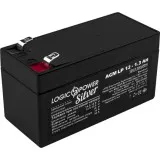LP 12-1.3 AH SILVER LogicPower Акумуляторна батарея AGM, 12В/1.3Аг