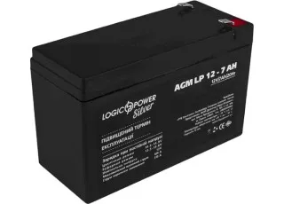 LP 12-7.0 AH SILVER LogicPower Аккумуляторная батарея AGM, 12В/7Ач