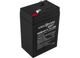 LP 4-4 AH SILVER LogicPower Аккумуляторная батарея AGM, 4В/4Ач