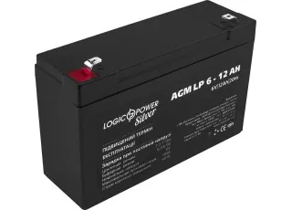 LP 6-12 AH SILVER LogicPower Акумуляторна батарея AGM, 6В/12Агод