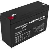 LP 6-14 AH SILVER LogicPower Аккумуляторная батарея AGM, 6В/14Ач