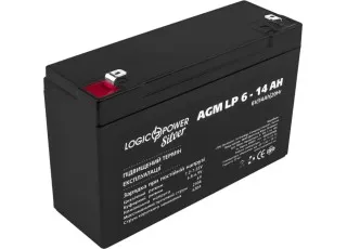 LP 6-14 AH SILVER LogicPower Акумуляторна батарея AGM, 6В/14Аг