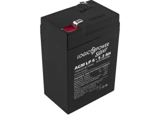 LP 6-5.2 AH SILVER LogicPower Акумуляторна батарея AGM, 6В/5.2Агод
