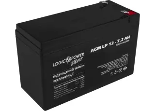 LP 6-7.2 AH SILVER LogicPower Аккумуляторная батарея AGM, 6В/7.2Ач