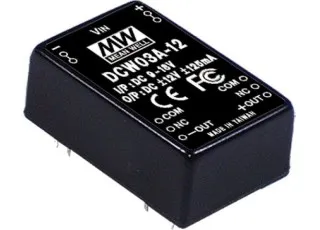 DCW03C-15 Mean Well DC-DC перетворювач ізольований, на плату