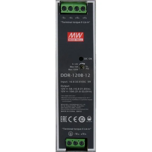 DDR-120B-12 Mean Well DC DC преобразователь на DIN рейку
