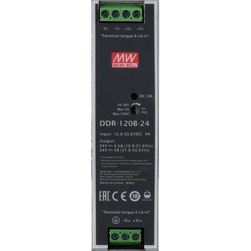 DDR-120B-24 Mean Well DC/DC преобразователь на DIN-рейку