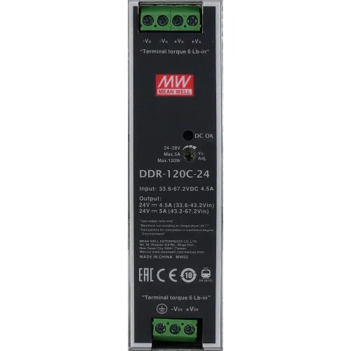 DDR-120C-48 Mean Well DC/DC преобразователь на DIN-рейку