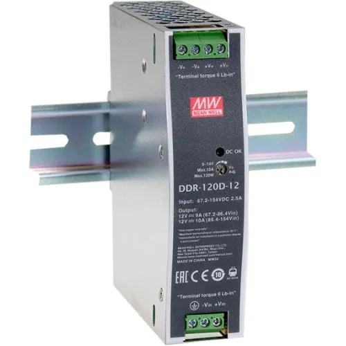 DDR-120D-12 Mean Well DC/DC-преобразователь на DIN-рейку