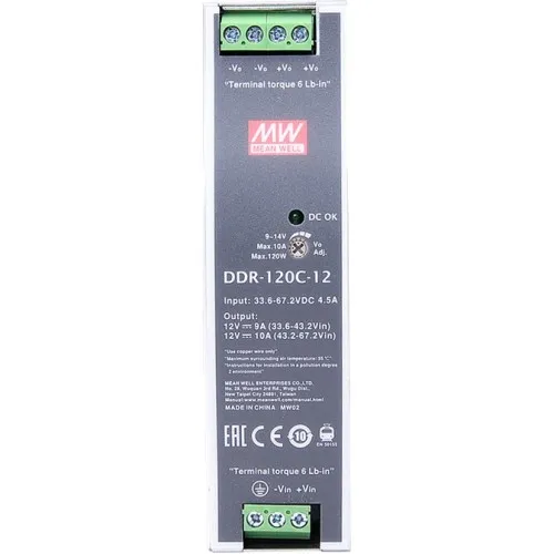 DDR-120C-12 Mean Well DC/DC преобразователь на DIN-рейку