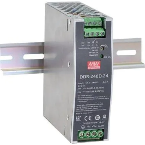 DDR-240D-24 Mean Well DC DC преобразователь на DIN-рейку