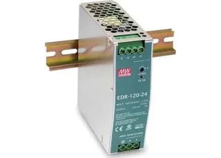 EDR-120-24 Mean Well AC/DC перетворювач на DIN рейку; 120Вт, 24В, 5А