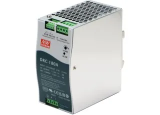 DRC-180A Mean Well AC-DC преобразователь с функцией UPS, на DIN рейку