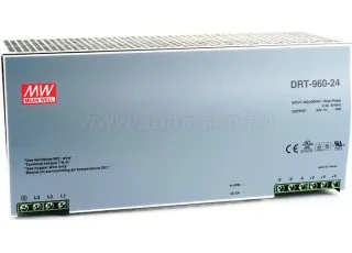 DRT-960-24 Mean Well AC-DC перетворювач на DIN рейку