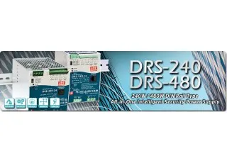 DRS-240-24 Mean Well AC-DC перетворювач з функцією UPS, на DIN рейку