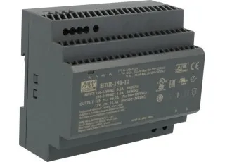 HDR-150-15 Mean Well AC/DC перетворювач на DIN-рейку; 142.5Вт, 15В, 9.5А