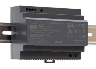HDR-150-24 Mean Well AC/DC блок живлення на DIN рейку; 150Вт, 24В, 6.25А