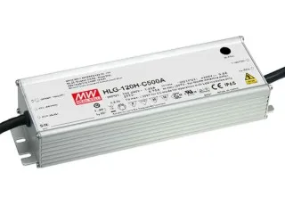 HLG-120H-C500B Mean Well AC/DC перетворювач, LED драйвер з диммінгом