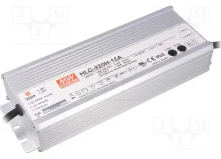 HLG-320H-15A Mean Well AC/DC перетворювач, LED драйвер